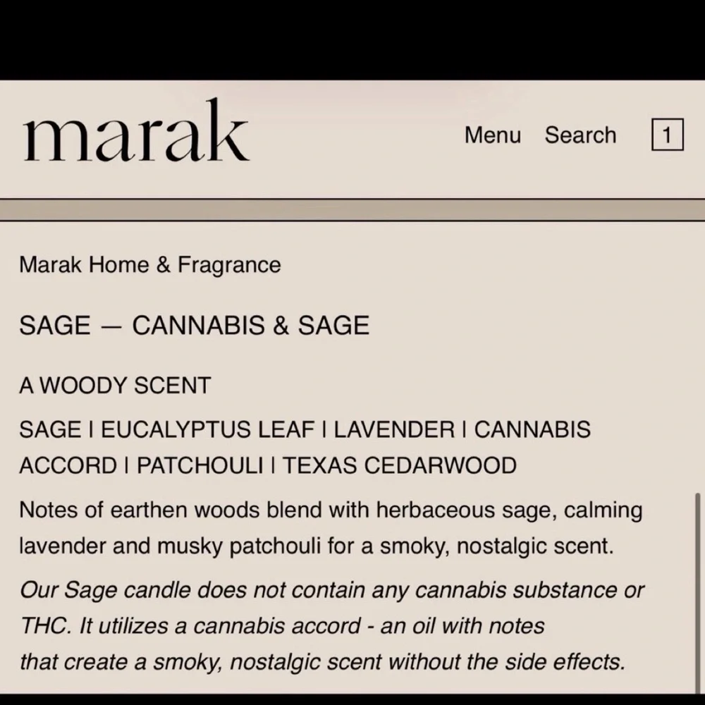 NIB Gift wrapped Marak Sage candle - Picture 7 of 9